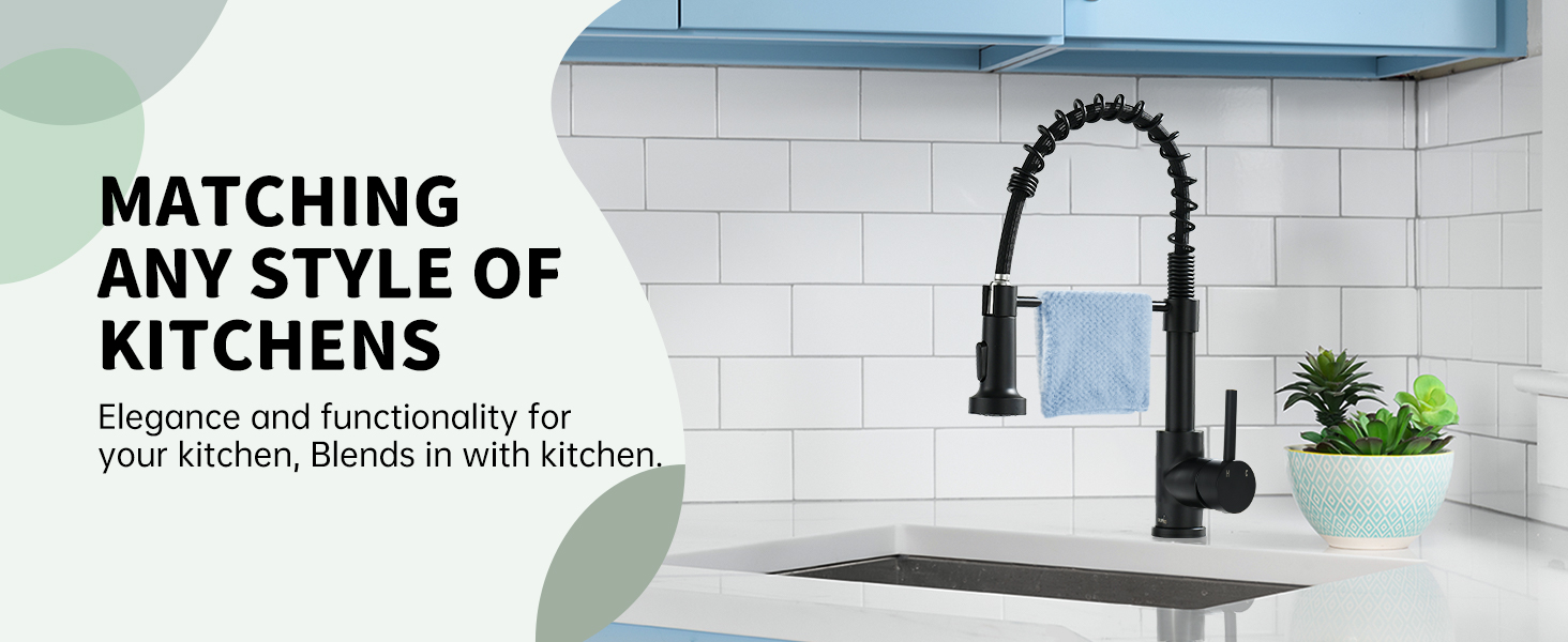 Kitchen Taps with Pull Out Spray