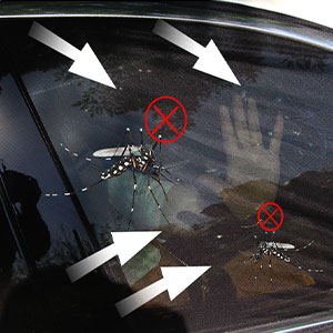 Parasol para coche de bebé