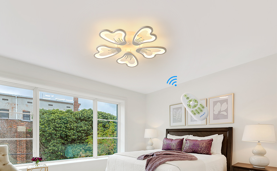 lampada da soffitto moderna a led dimmerabile