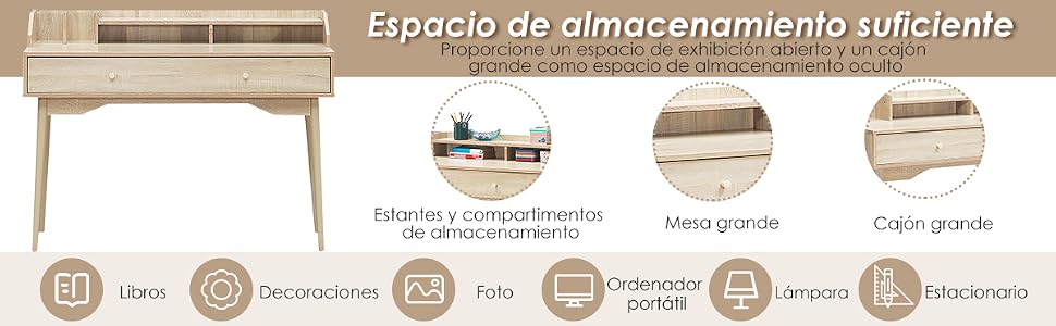 Escritorio de Computadora con Cajón