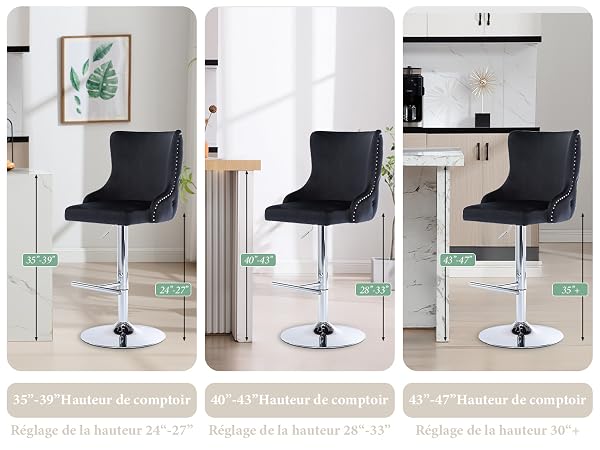 tabouret de cuisine tabouret bar pivotante