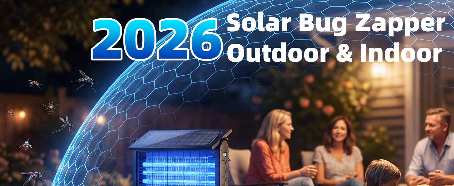 2026 solar bug zapper outdoor &amp;amp; indoor