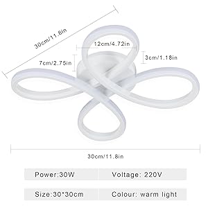 lampe plafonnier led salon