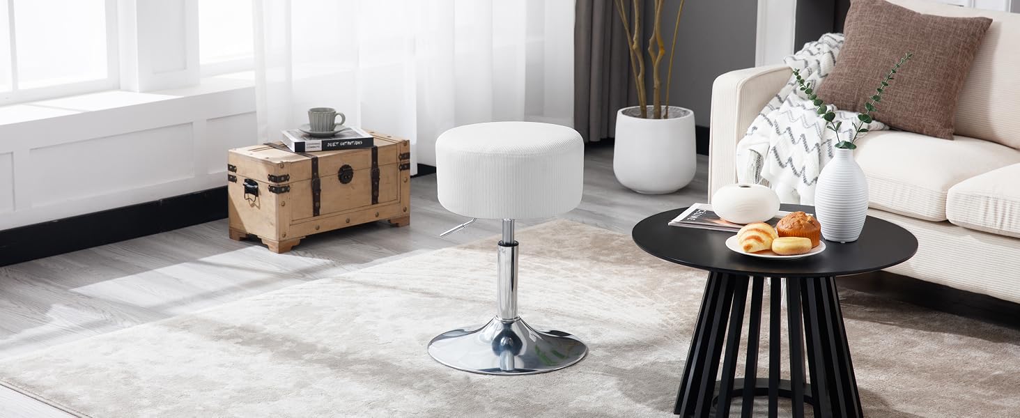 WOLTU Tabouret de Maquillage. Tabouret de Bar Rond