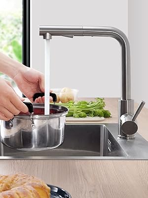 robinet cuisine avec douchette extractible
