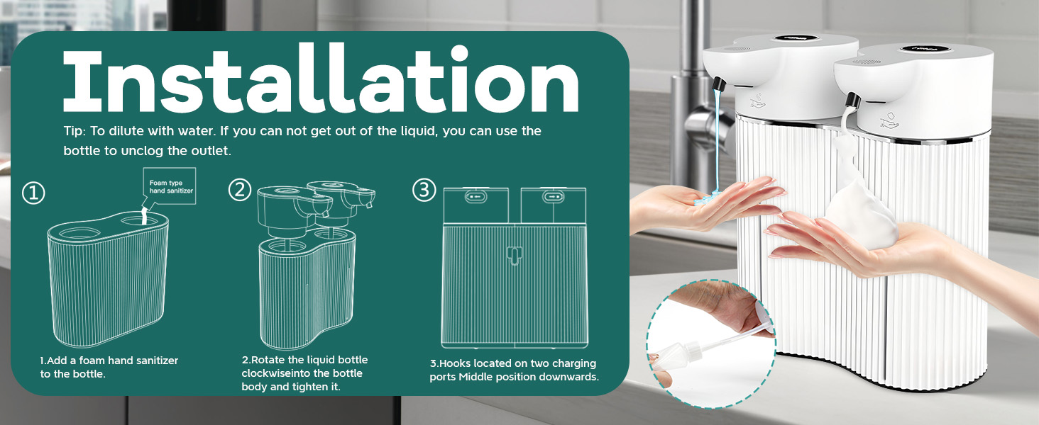 Guida all'installazione per sistema di filtraggio dell'acqua cilindrico.