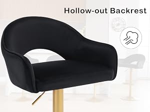 WOLTU Taburete de Bar Juego de 2, Silla de Bar, Altura Ajustable