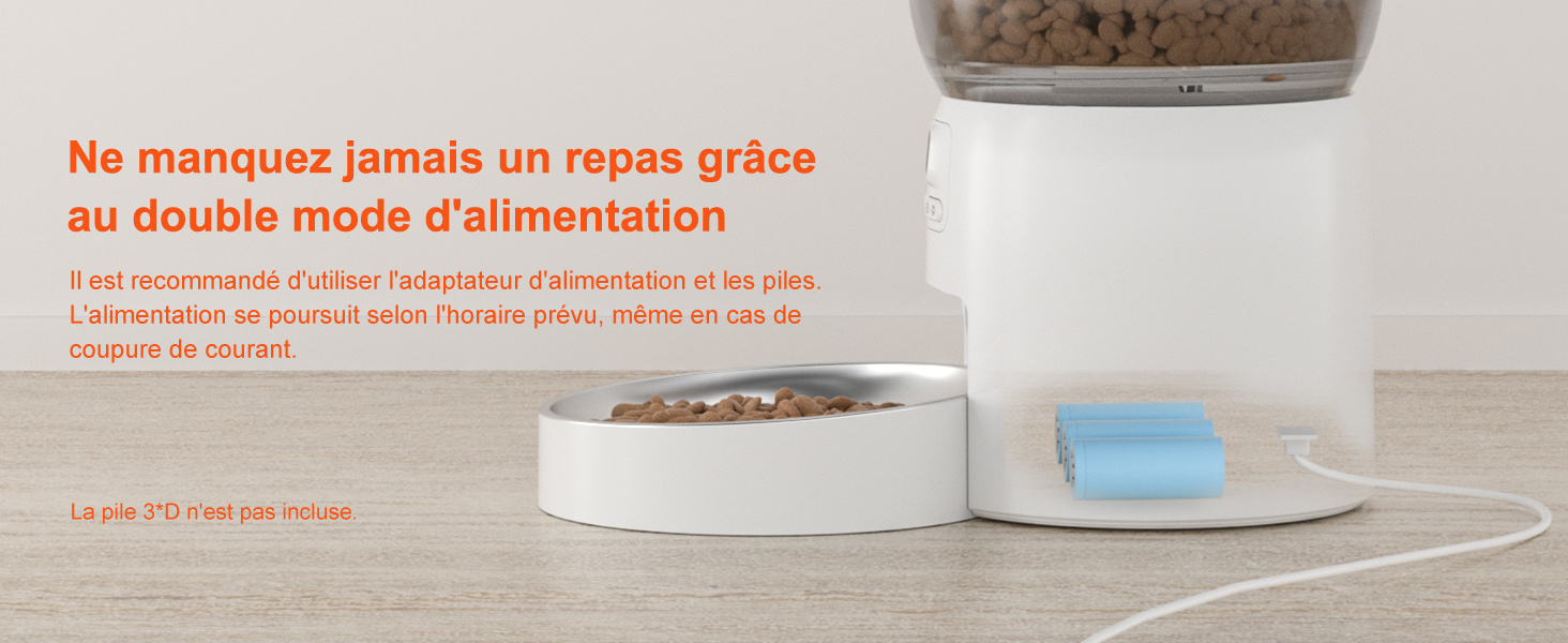  distributeur croquettes chat automatique