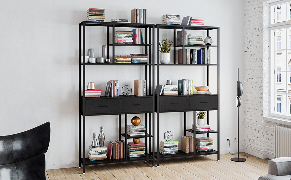 industrial bookshelf and bookcase