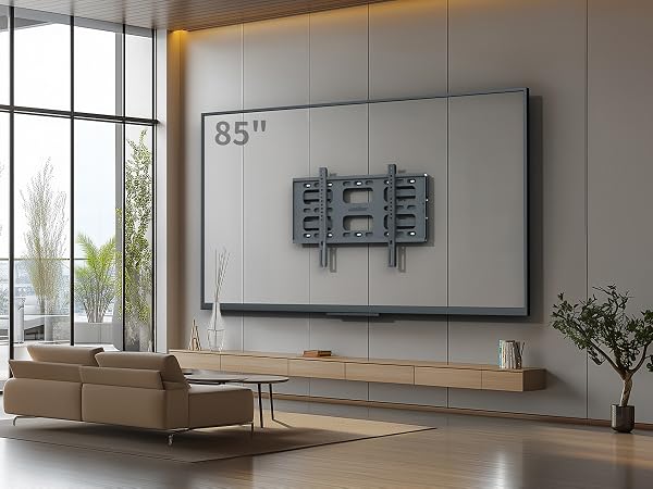 supporto TV da parete estendibile inclinabile  staffa tv 55 50 pollici samsung braccio tv