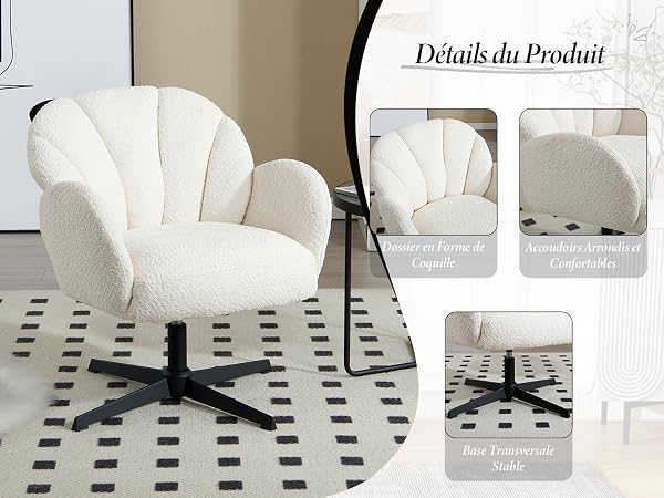 fauteuil 1 place fauteuil fausse fourrure fauteuil adulte chaise salon