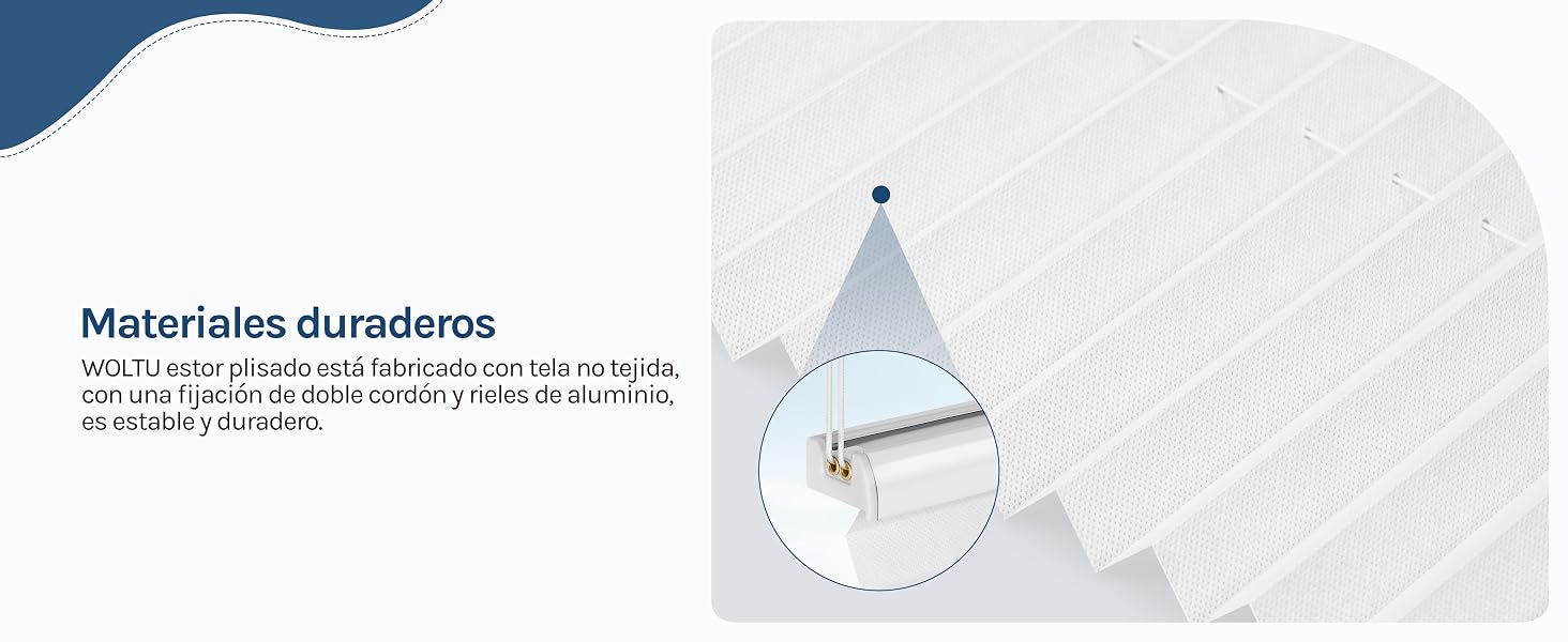 El texto dice «Matérialise dureables». Dibujo lineal simple en forma de lágrima o gota de agua con un diseño minimalista sobre fondo gris claro.