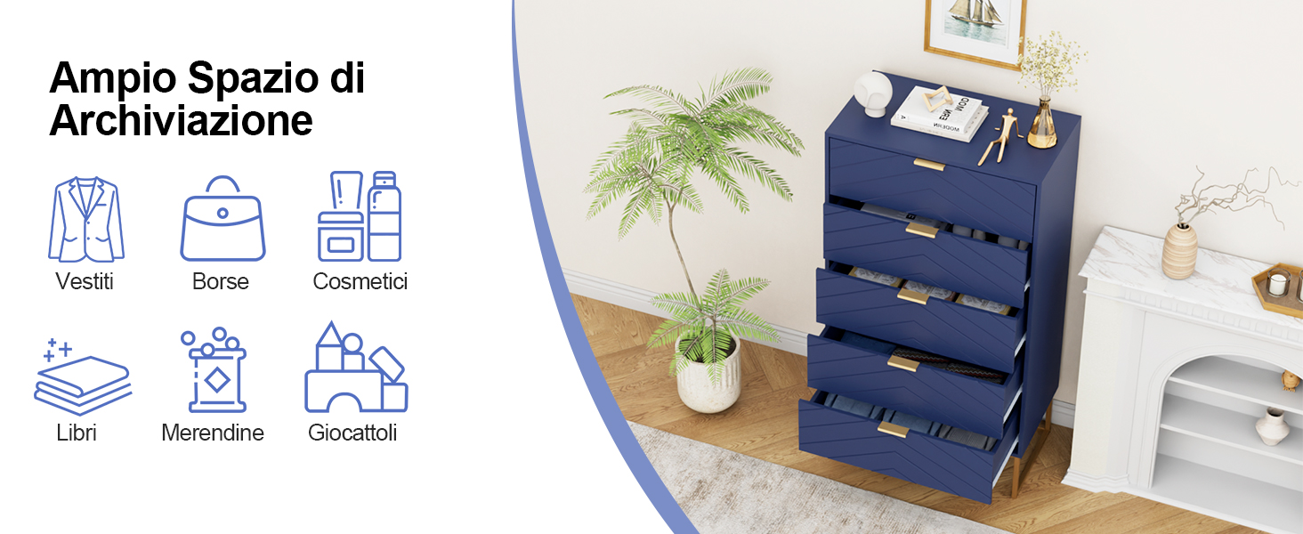 ampio spazio di archiviazione