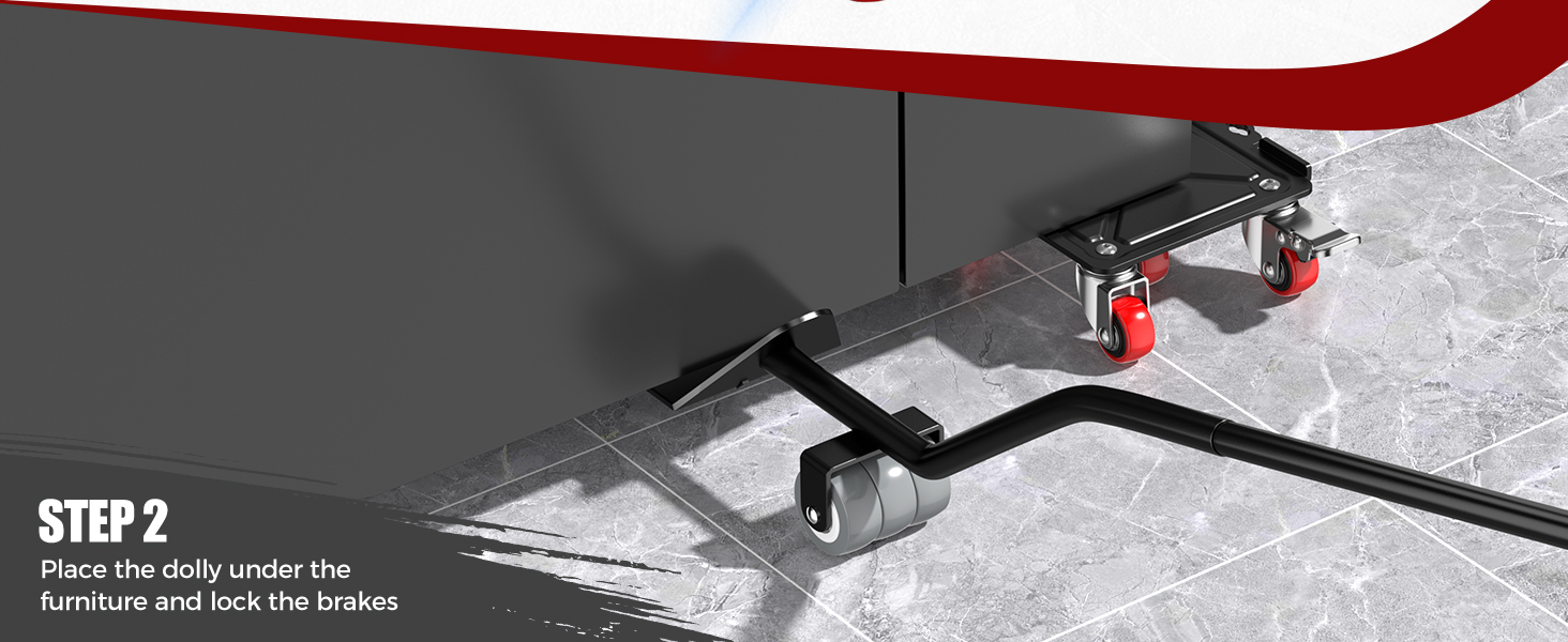 Carrelli scorrevoli per mobili con ruote