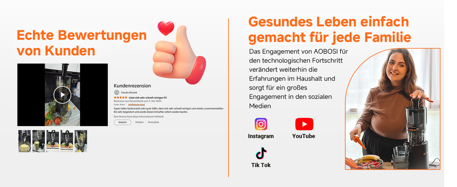 Text in deutscher Sprache erscheint auf Marketing- oder Werbematerialien, die verschiedene Lifestyle-Szenen zeigen. Mehrere Panels mit Text und Bildern.