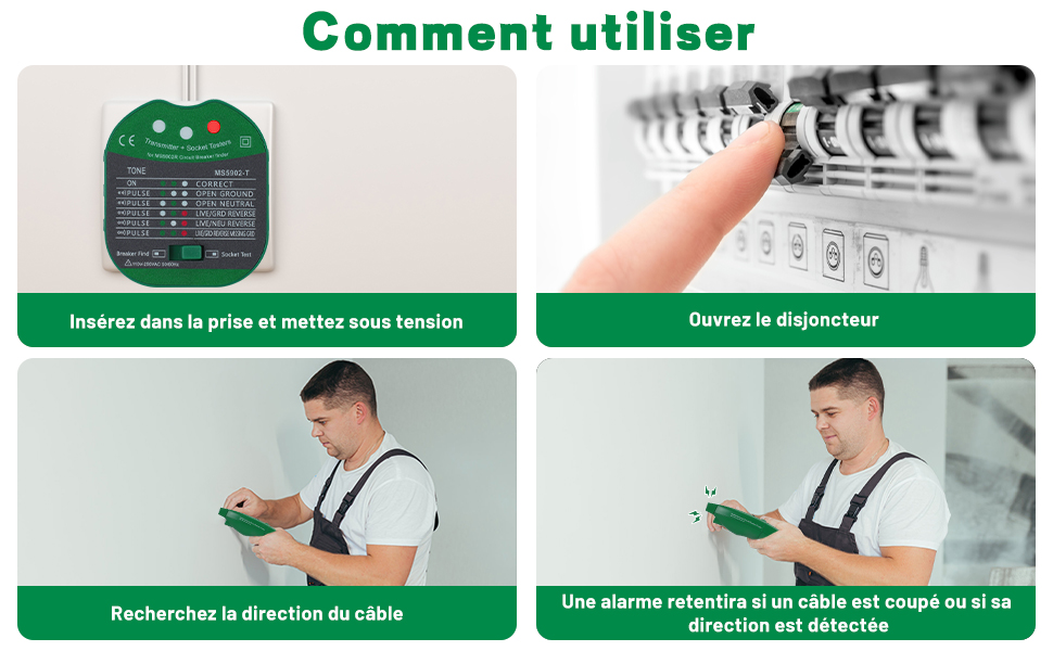 traceur cable electrique
