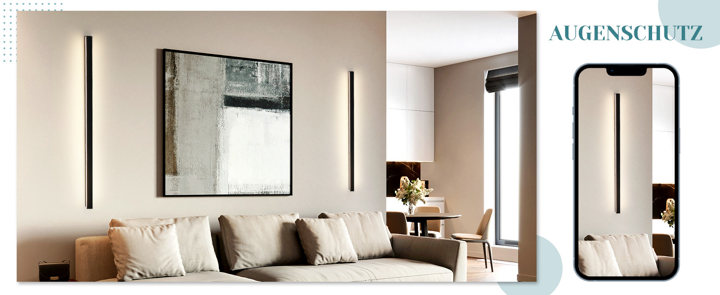 Wandlampe led Wandleuchte innen - Modern