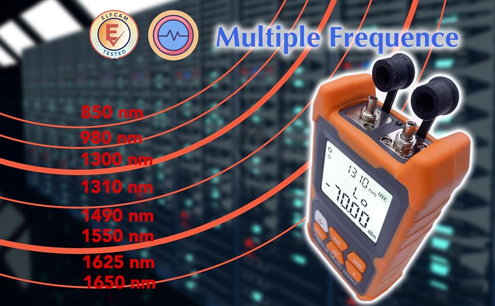 Mini photomètre fibre optique E-200 en utilisation terrain