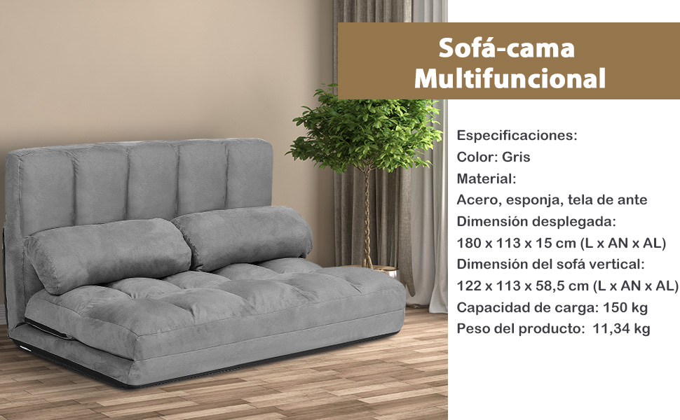 Sofá de Suelo Regulable