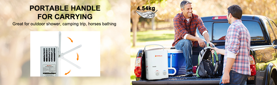 PORTABLE GAS WATER HEATER