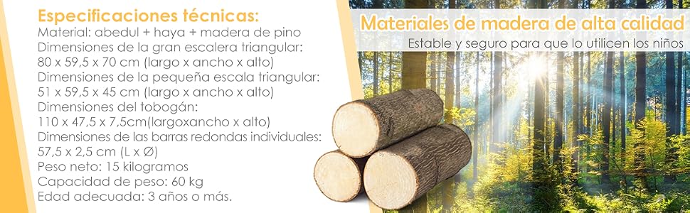 Triángulo de Escalada con Rampa