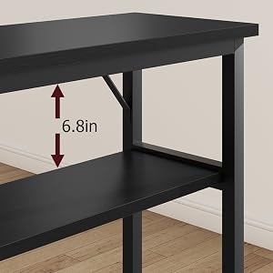 Arteferretto Console étroite avec étagères