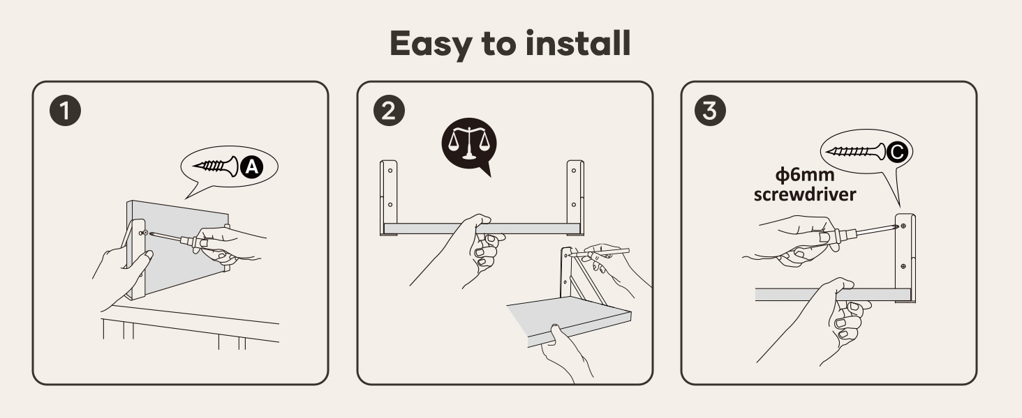 Fácil de instalar