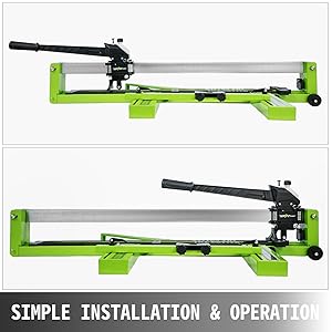 VEVOR 6-15 Mm Coupe Carrelage Manuel Coupe-Carreaux Coupeur De Carrelage 1000 Mm 16 Coupe-carreaux de Céramique de Précision