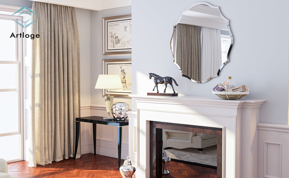 Specchio da parete Oggetto Decorativo Per Pareti decorativo soggiorno, bagno, specchio per il trucco