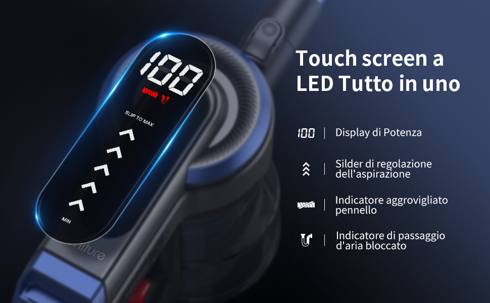 aspirapolvere senza fili potente