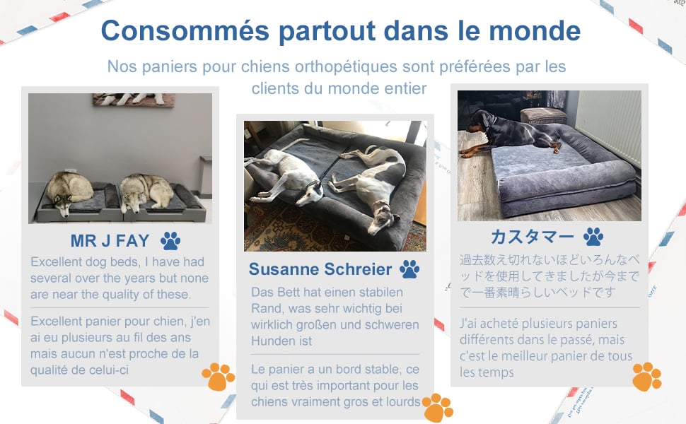 panier chien xxl dehoussable anti stress xl lavable en machine orthopédique indestructible