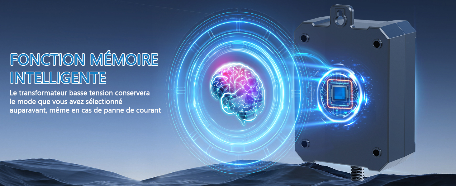 Le texte indique « INDUCTION MAGNÉTIQUE ». Écran d’interface technologique bleu futuriste avec des éléments circulaires lumineux et des graphiques numériques.