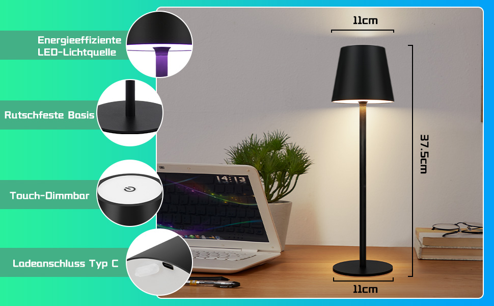 akku led tischlampe