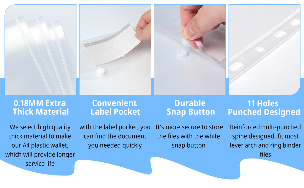 the new design of the label pocket