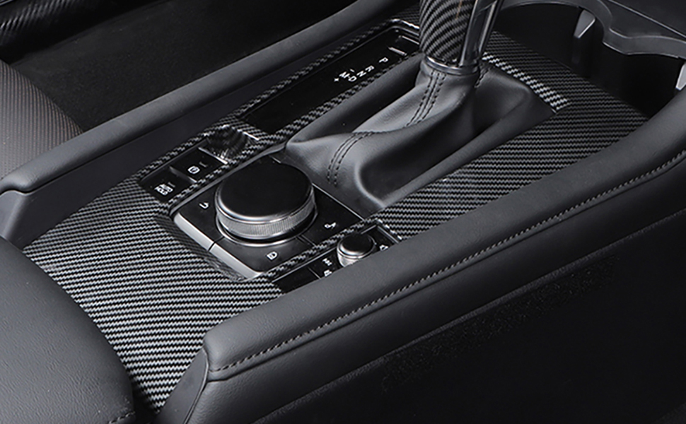 Center Console Frame Cover Gear Shift Panel Automatic Transmission Box Trim for Mazda 3 2020 2021