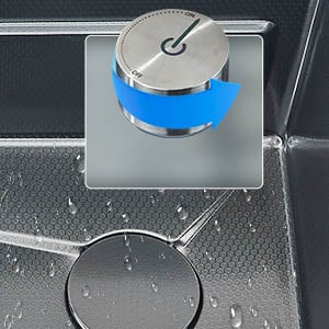 Single Bowl Kitchen Sink Waterfall Single Sink Filtered Water Faucet Workstation Kitchen Sink