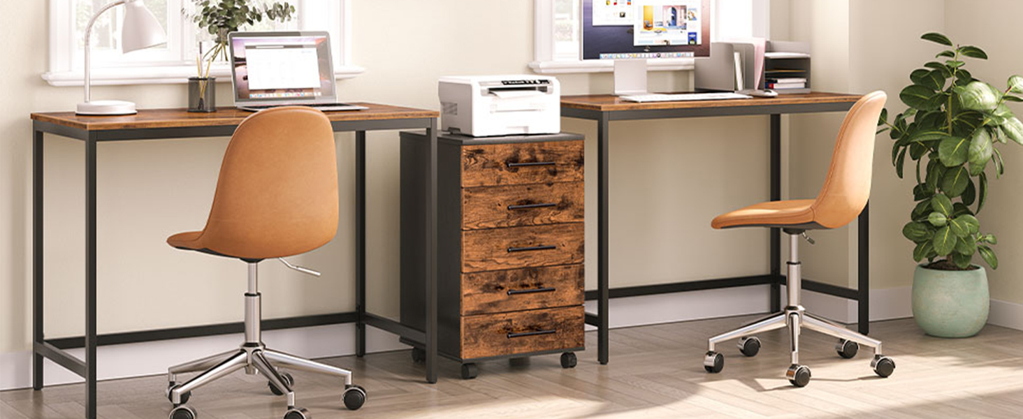 Chariot De Classement Suspendu à Roulettes - 70x37x60 Cm - Capacité 30 Kg - Pour Bureau, Salle De Réunion - 8