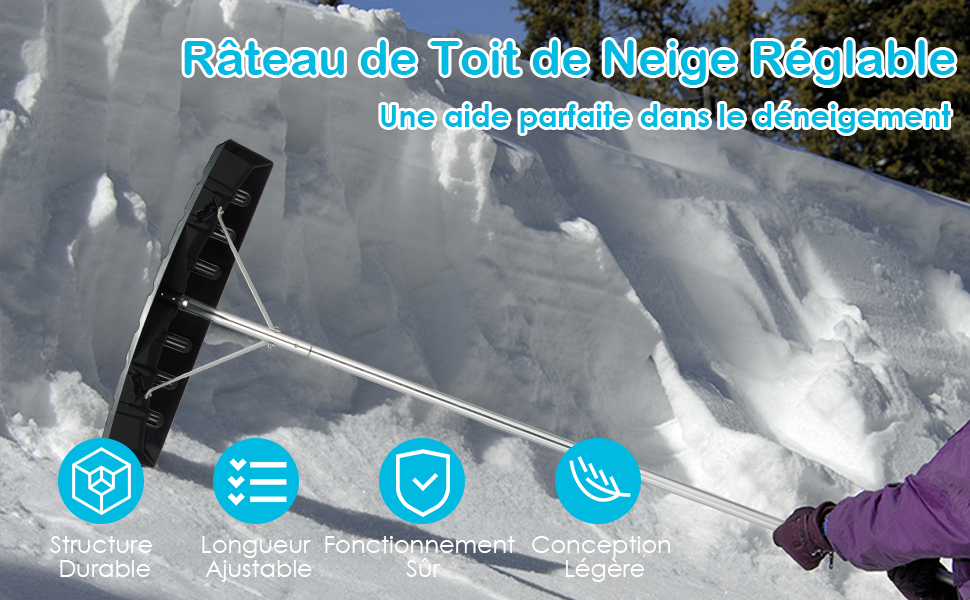 Râteau de Toit à Neige