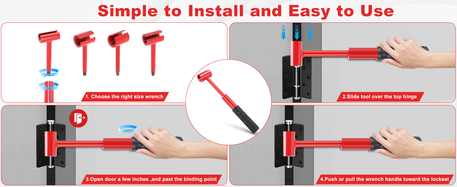 Gugxiom Door Hinge Adjustment Tool Set