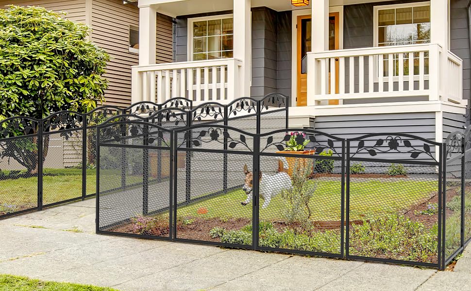 metal garden fence  5pcs