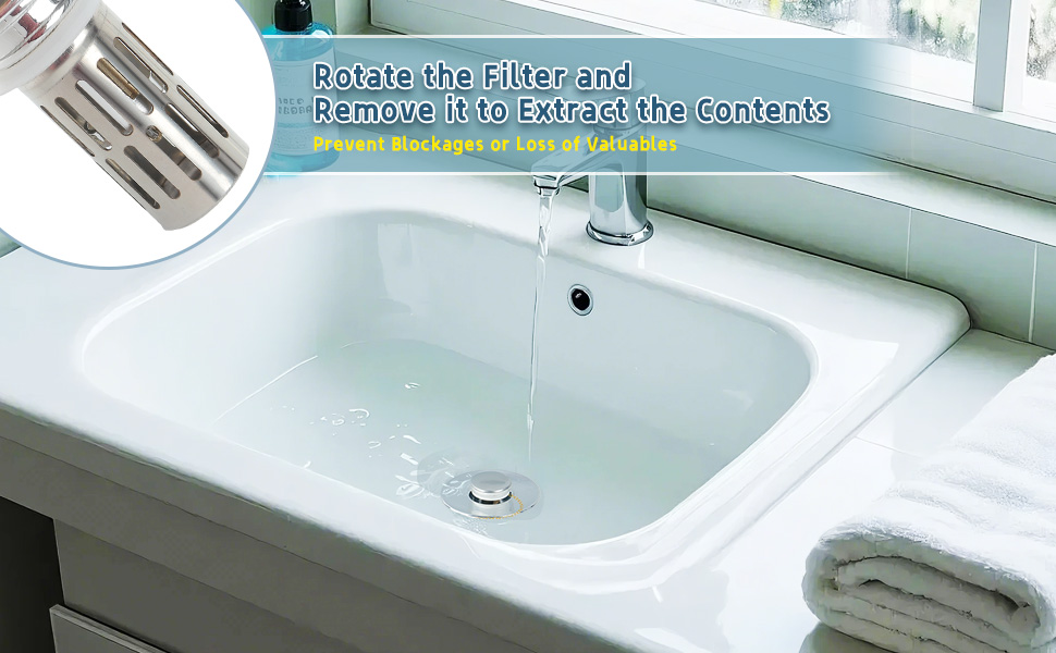 Tope para lavabo de baño Nevellir (paquete de 2)