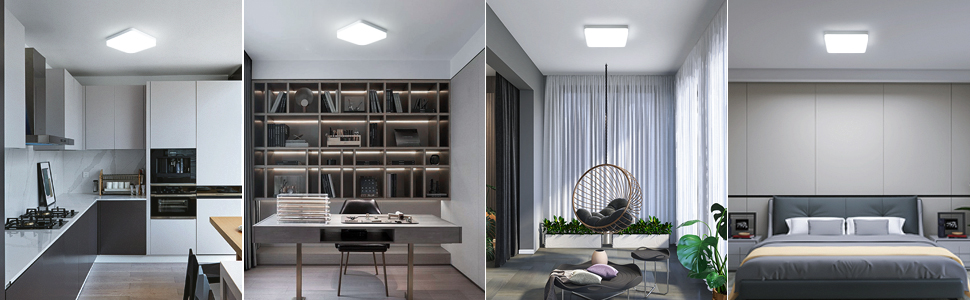 plafonnier led carré