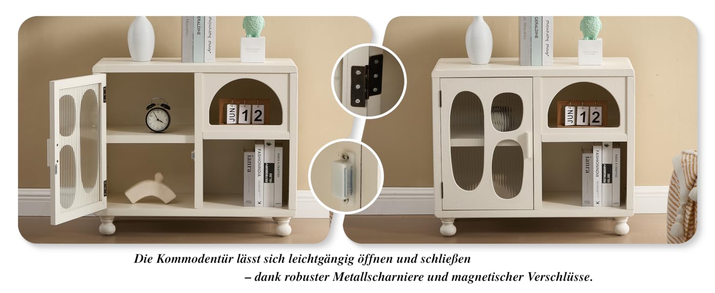 Weißer Badezimmer-Organizer mit mehreren Fächern für Toilettenartikel und Pflegeprodukte auf einer Holzoberfläche. Zeigt die Aufbewahrungslösung aus verschiedenen Blickwinkeln.