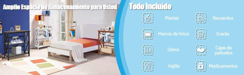 Mesa Auxiliar de 3 Niveles