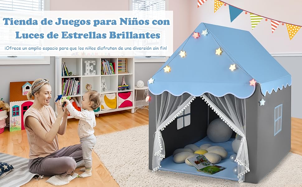 Carpa para Niños con Colchoneta Lavable