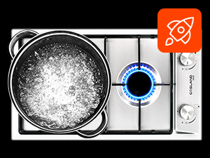 Table de cuisson à gaz Gasland Chef