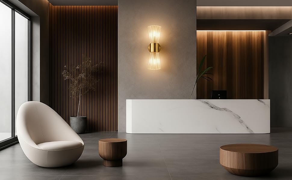 Espace intérieur présentant un mobilier et des appareils d'éclairage modernes, avec des zones éclairées et des éléments de design contemporain.