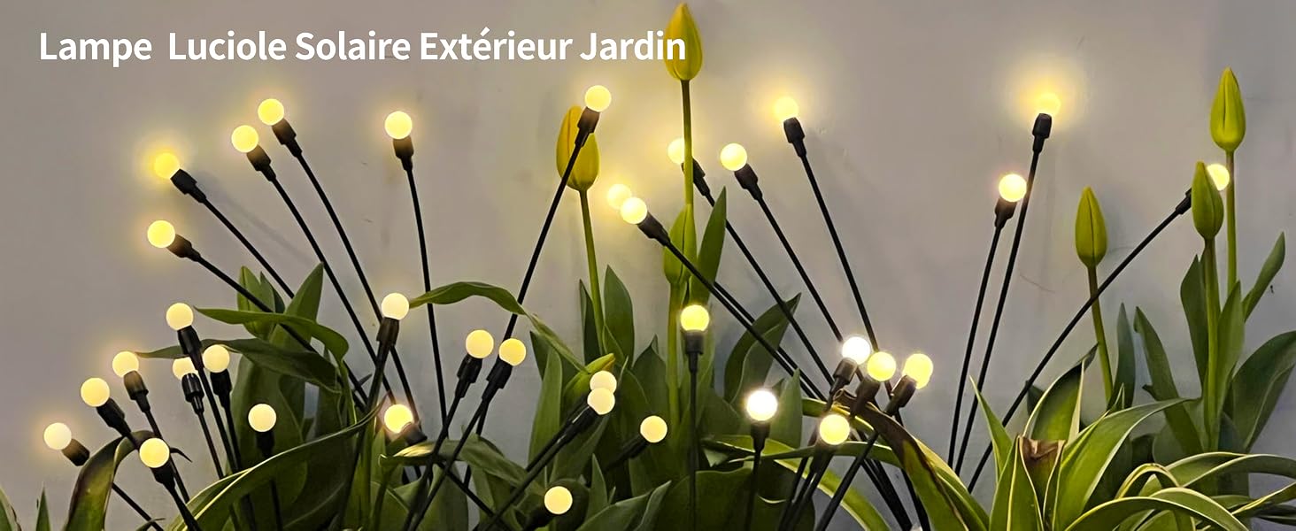 Outdoor Solar Firefly Lamp Garden
