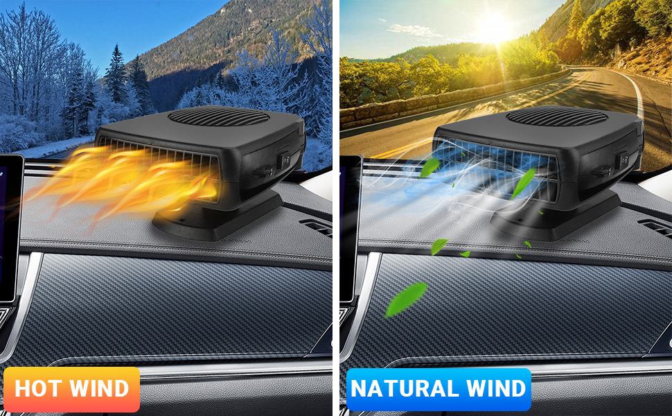 Ein Gerät für das Armaturenbrett eines Autos mit zwei Anzeigen für die Modi 
