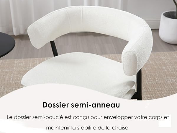 chaises salle a manger lot de 2
